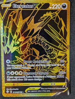 Eternatus V SV121/SV122 Shining Fates Shiny Vault NM Near Mint Pokemon TCG - Image 1