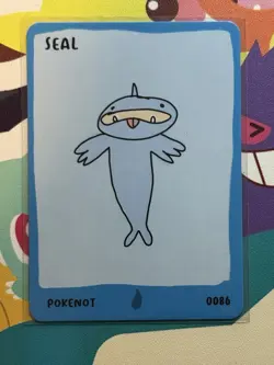 TCG Pokemon parody 151 Pokenots Dysfunctional passholder: Seal 0086 - Image 1