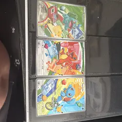 Pokemon First Partner Illustration Collection Series 1 Kanto Gen 1 Starters Set - Image 1