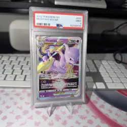 2022 POKEMON GO #031 MEWTWO VSTAR PSA 9 - Image 1