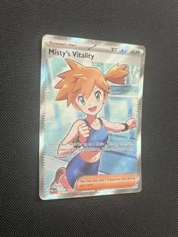 🔥Misty's Vitality 111/084 Pokemon TCG Me05: Pitch Black ULTRA RARE🔥 SHIPS NOW! - Image 3