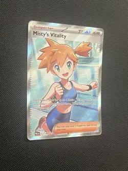 🔥Misty's Vitality 111/084 Pokemon TCG Me05: Pitch Black ULTRA RARE🔥 SHIPS NOW! - Image 4