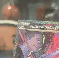 Team Rocket's Mewtwo ex 231/182 SIR SV10: Destined Rivals - Pokemon Card - NM - Image 5