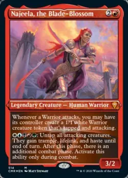 Najeela, the Blade-Blossom (Foil Etched) -Foil Damaged / Poor MTG - Image 1