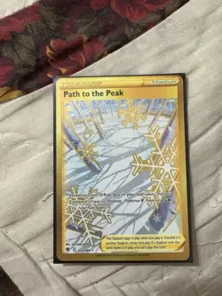 Path to the Peak 213/189 Gold Secret Rare Astral Radiance Pokemon TCG Cards - Image 1