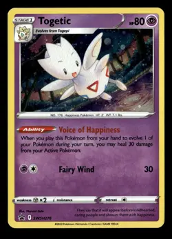 Togetic SWSH276 Promo Holo Sword & Shield Promo Pokemon Card - Image 2