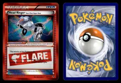 Head Ringer Team Flare Hyper Gear 97/119 Rare Holo Phantom Forces Pokemon Card 1 - Image 1