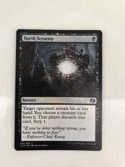 Harsh Scrutiny Foil MTG Magic the Gathering Card NM Near Mint KLD - Image 1