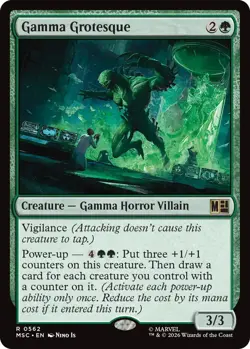 Gamma Grotesque Light Play, English Magic the Gathering MTG Commander: Marvel Su - Image 1