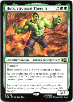 Hulk, Strongest There Is [Commander: Marvel Super Heroes] MSC Magic MTG 🌳 - Image 3