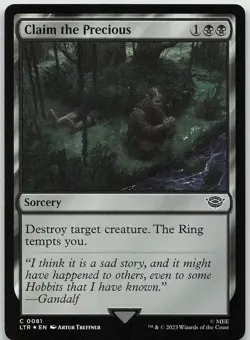 Claim the Precious FOIL Common The Lord of the Rings LP MTG - Image 1