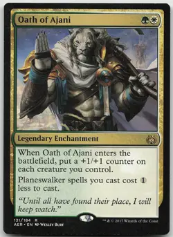 Oath of Ajani Aether Revolt NM MTG - Image 1