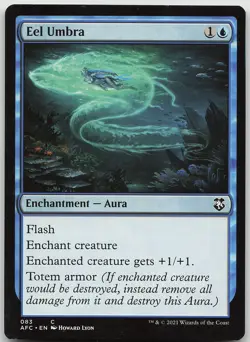 Eel Umbra Commander: Adventures in the Forgotten Realms LP MTG - Image 1