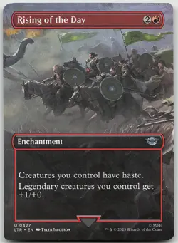 Rising of the Day Borderless Universes Beyond: The Lord of the Rings NM MTG - Image 1