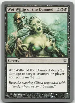 Wet Willie of the Damned 66 Common Unhinged NM/LP MTG - Image 1