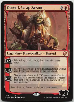 Daretti, Scrap Savant 164 Mythic Commander 2021 NM MTG - Image 1