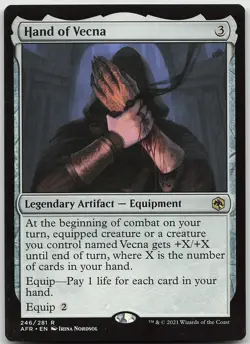 Hand of Vecna Adventures in the Forgotten Realms NM MTG - Image 1