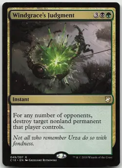 Windgrace's Judgment Commander 2018 NM MTG - Image 1