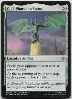 God-Pharaoh's Statue War of the Spark LP MTG - Image 1
