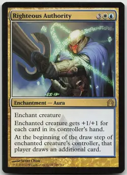 Righteous Authority Return to Ravnica NM-LP MTG - Image 1