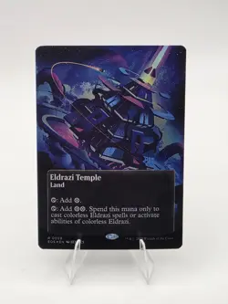 MTG Eldrazi Temple (0059) Borderless Edge of Eternities: Stellar Sights Foil - Image 1