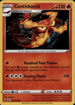 Centiskorch SWSH048 Holo Promo Sword & Shield Promo Pokemon Holo Near Mint - Image 1