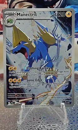 Manectric 089/084 ME Pitch Black Holo Full Art Illustration Rare Pokemon NM-MT - Image 1