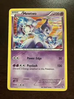 Mewtwo 53/113 Holo NM Pokemon TCG Black & White Legendary Treasures - Image 1