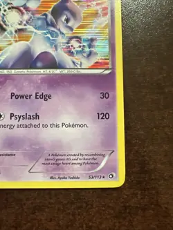 Mewtwo 53/113 Holo NM Pokemon TCG Black & White Legendary Treasures - Image 4