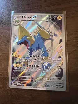 Pokemon TCG Manectric 089/084 Illustration Rare Pitch Black Holo NM - Image 1