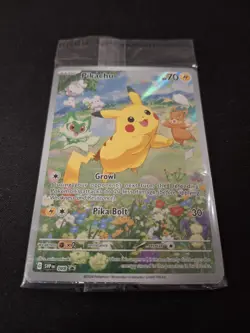 SEALED Pokemon Pikachu SVP 088 Full Art Black Star Promo Scarlet & Violet - Image 4