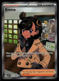 Emma 107/086 Chaos Rising Holo Ultra Rare Pokemon - Image 1