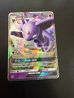 Espeon GX #61/149 – Sun & Moon Base Set – Holo Ultra Rare Pokemon EX - Image 1