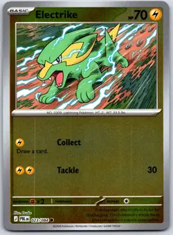 Electrike 023/084 Common Pitch Black Pokemon Reverse Holo Near Mint - Image 1