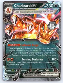 Charizard ex -196 196 Holo Promo Scarlet & Violet Promo Pokemon Near Mint - Image 1