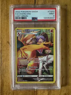 POKEMON TCG - LOST ORIGIN TRAINER GALLERY - CHARIZARD TG03/TG30 - PSA 9 - Image 1