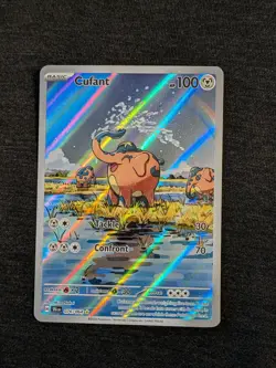 Pokemon TCG Cufant 076/064 Sv: Shrouded Fable Holo Illustration Rare 100 HP EN - Image 1