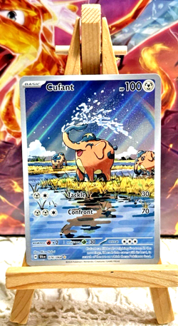 POKEMON TCG SHROUDED FABLE CUFANT 076/064 ILLUSTRATION RARE - Image 1