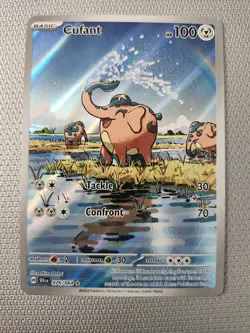 Pokemon Cufant Illustration Rare Holo Basic Sv: Shrouded Fable 076/064 NM - Image 1