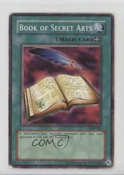 Book of Secret Arts YuGiOh Legend Blue Eyes White Dragon #LOB-043 2002 READ - Image 1
