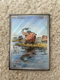 Cufant Full Art Illustration Rare Pokemon TCG Shrouded Fable Card 076/064 - Image 1