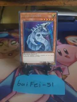 YuGiOh Cyber Dragon SGX1-ENG01 Secret Rare 1st Edition Near Mint Speed Duel GX - Image 1