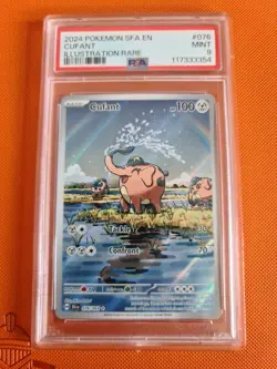 Pokemon TCG Cufant Shrouded Fable Illustration Rare Card 076/064 PSA 9 - Image 1