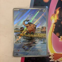Pokemon TCG Cufant Shrouded Fable Illustration Rare 076/064 - Image 1