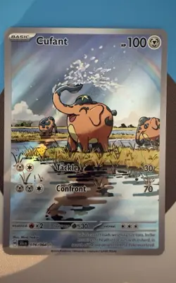 Pokemon TCG Cufant 076/064 SV Shrouded Fable Illustration Rare Holo - Image 1
