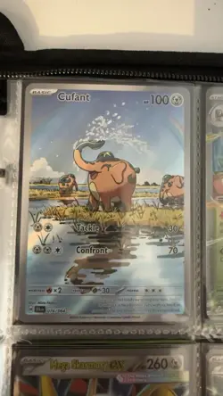 Pokemon TCG Cufant 076/064 SV Shrouded Fable Illustration Rare Holo - Image 5