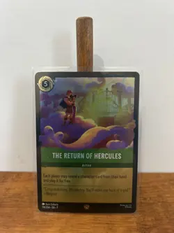 The Return of Hercules 118/204 Disney Lorcana Cold Foil NM - Image 1