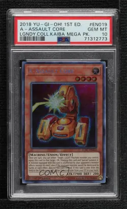 A-Assault Core SE 1st Ed. YuGiOh Legendary Collection Kaiba PSA 10 GEM MT - Image 1