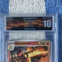 GGS 10 Charmeleon 005/165 Reverse Foil Pokemon 151 Pokemon Card Gem Mint - Image 3