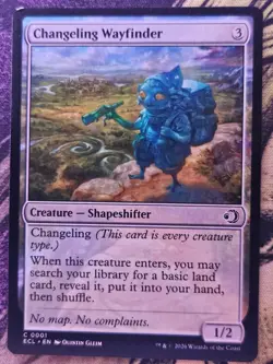Changeling Wayfinder 1 Common Lorwyn Eclipsed Magic: The Gathering LP - Image 1